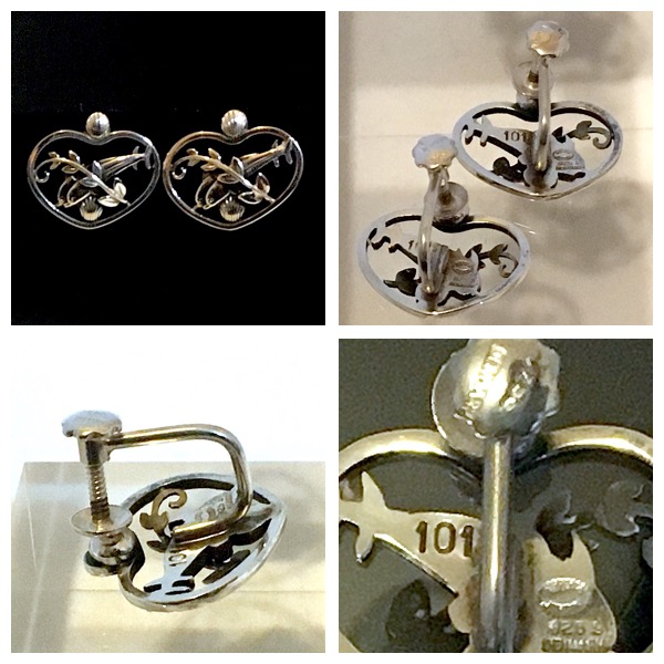 希少品・美品】GEORG JENSEN ジョージ ジェンセン イヤリング(イヤー 