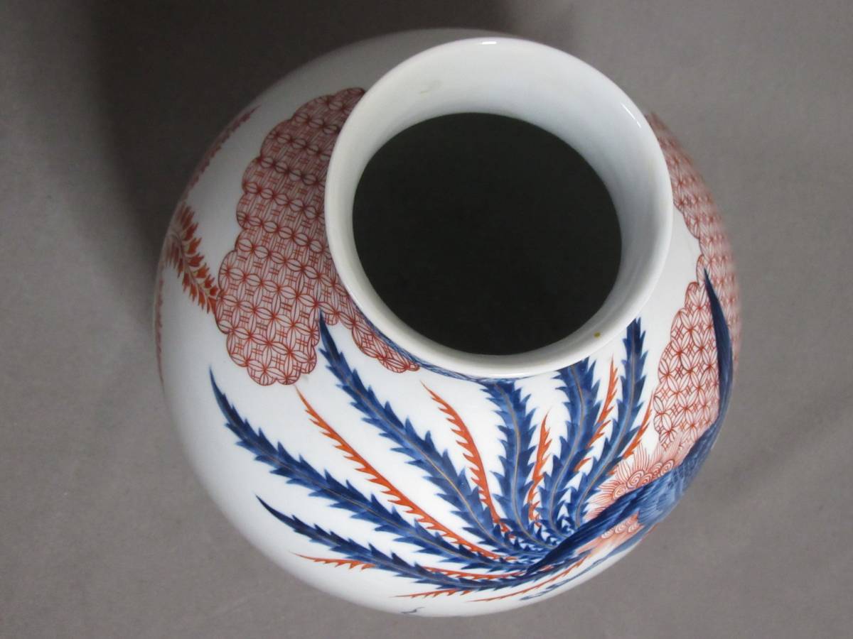 中国古美術 龍鳳文彫刻壺と容器セット 共箱 描金 純銅製 花瓶揃 供養用