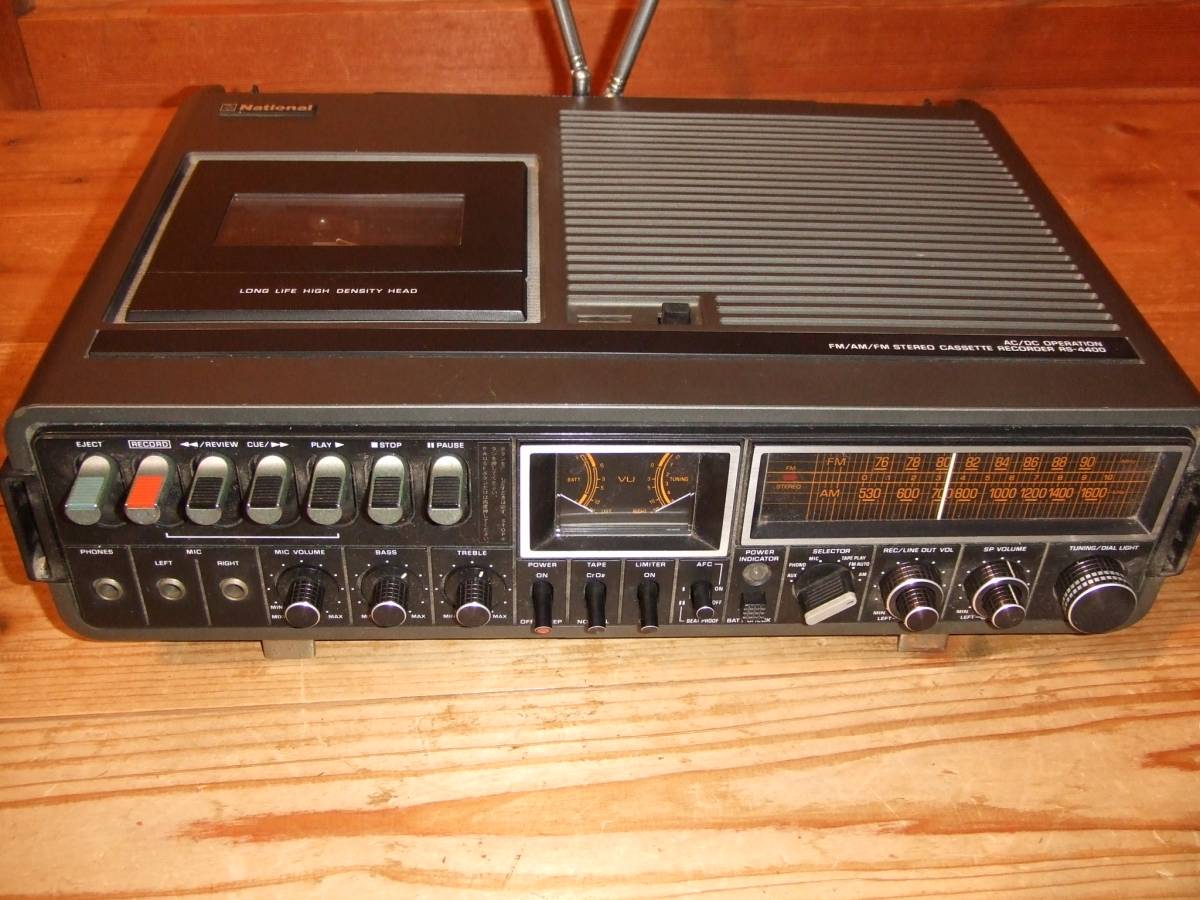 RS-4400 National ナショナル ラジカセ FM⁄AM カセットレコーダー