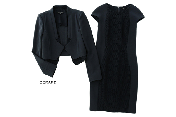 美品★BERARDIベラルディ10万★2size/9号★セットアップ紺C268