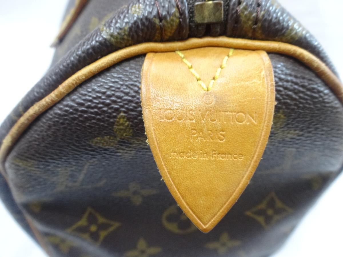 中古】ルイヴィトン モノグラム スピーディ25 ハンドバッグ パドロック 