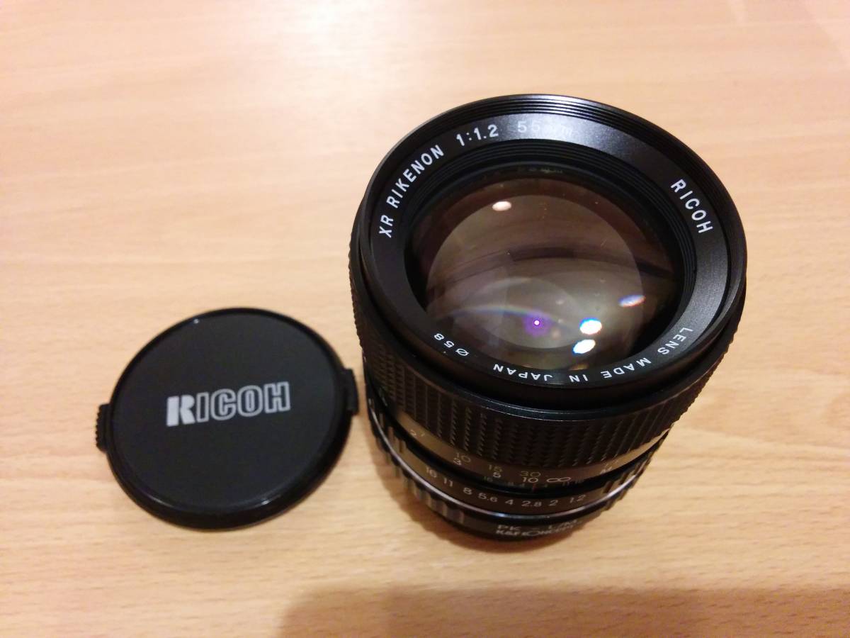 数量限定，送料無料 RICOH リコー XR RIKENON 55mm F1.2 PENTAX&rarr;Mマウントアダプタ付(一眼カメラ用（マニュアルフォーカス）)｜売買されたオークション情報、yahooの商品情報をアーカイブ公開 - オークファン その他