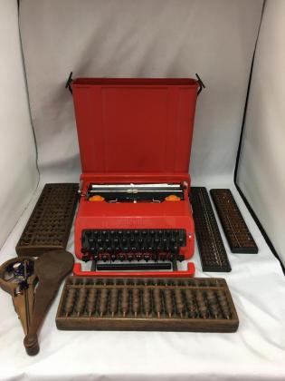 ♪【Olivetti/Lettera DL/英文タイプライター/オリベッティ