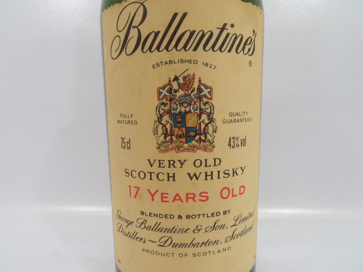 17年 バランタイン バランタイン17年 0 未開栓 F6L2515 ※ Ballantine's