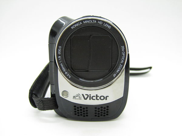 【美品1円】VICTOR Everio ビデオカメラ GZ-HD320 Full Hi-Vision HDD 305万画素 1920フルハイビジョン 120GB 50時間