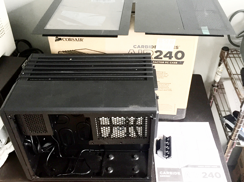 Corsair / Air240 BlackEdition / MATX用ケース / 【美品】新品近い