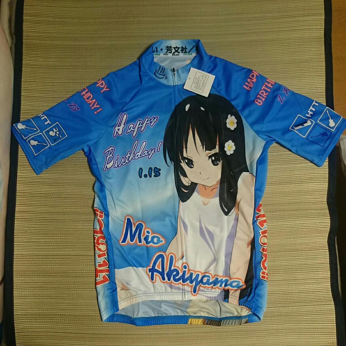 けいおん!! 半袖サイクルジャージ 秋山澪 バースデーver