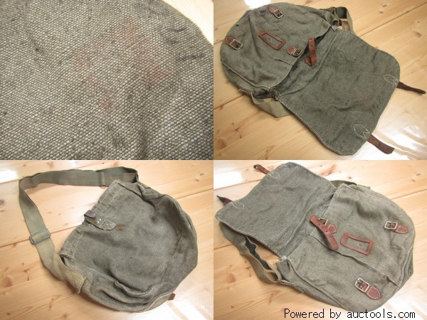 詳細不明 戦時中 雑 雑嚢 大日本帝国陸軍 帝国海軍 ミリタリーショルダーバッグ 中古