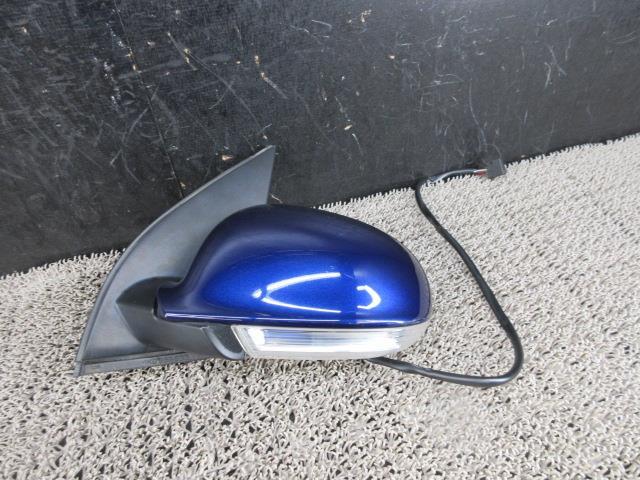 VW ゴルフ 1KBLP 左サイドミラー ウィンカー付 LD5Q ブルー
