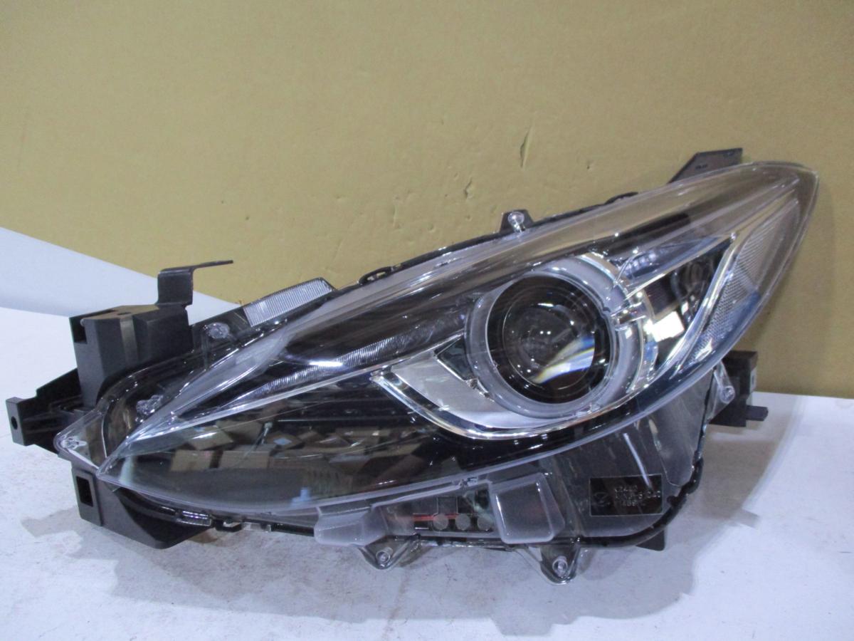 アクセラ HID 美品 前期 BM BHN3-51040 アクセラスポーツ ヘッドライト 
