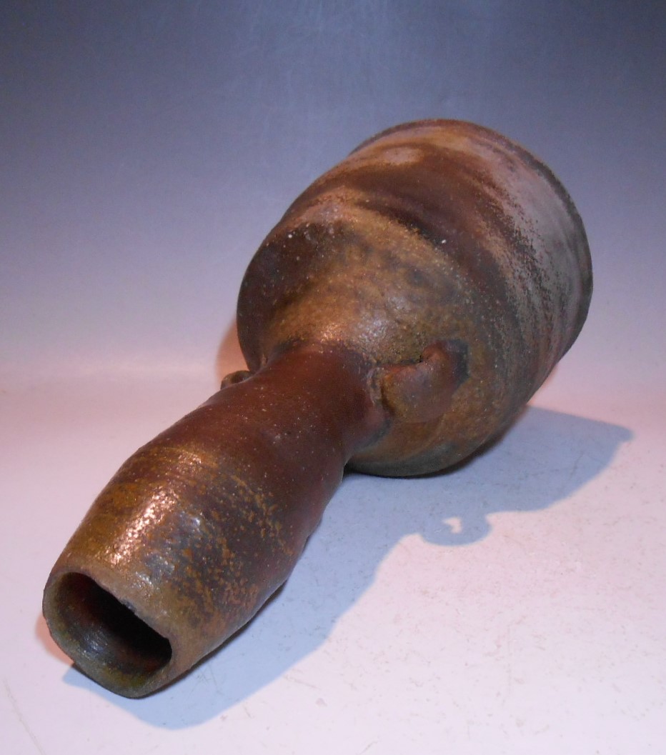 N153 岡本太郎 原画 【飛翔】 大型 ベース 花瓶 32.4cm