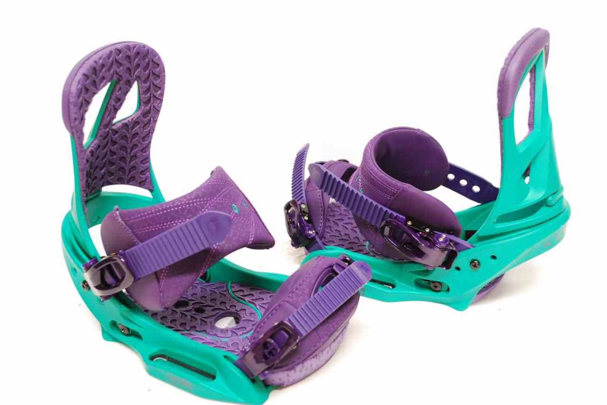 中古 レディース 15/16 BURTON SCRIBE EST バートン スクライブモデル スノーボードビンディングMサイズブーツ適応サイズ23-25cm