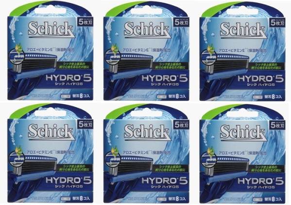 シック ハイドロ5 替刃8個入×6箱