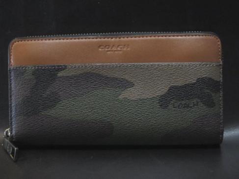 新作，大得価 本物箱付 COACH コーチ 長財布 ラウンドジップ迷彩75099(男性用財布)｜売買されたオークション情報、yahooの商品情報をアーカイブ公開 - オークファン 服飾小物