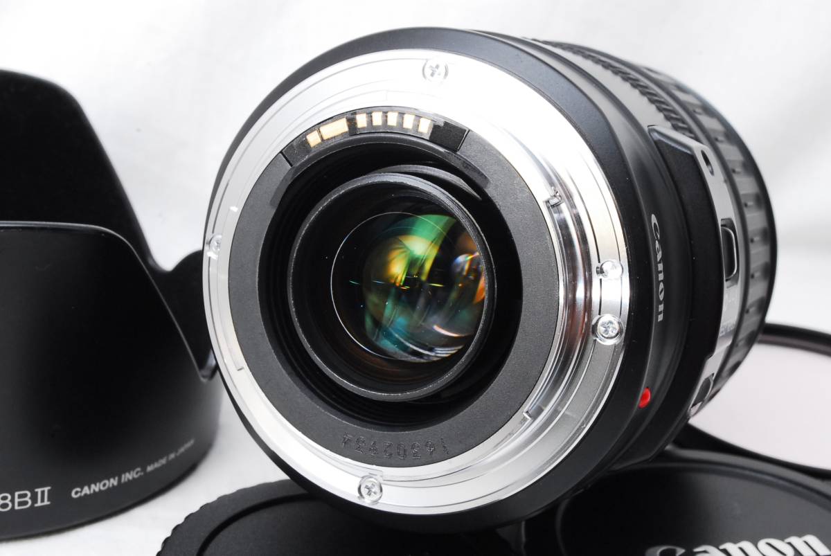 ★新品級★ キャノン CANON EF 28-135mm F3.5-5.6 IS USM レンズフィルター＆レンズフード付き♪ 動作絶好調♪ 即決送料無料♪
