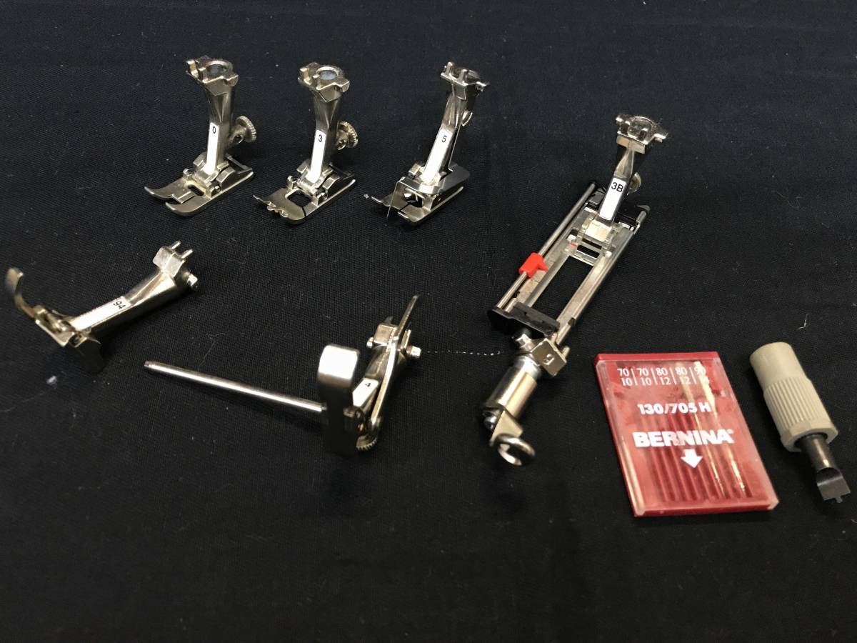 ベルニナ BERNINA 家庭用コンピューターミシン用 押さえ金7点セット 