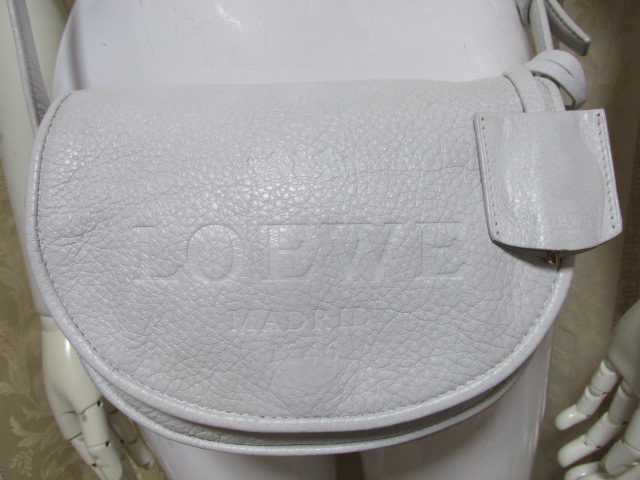 《美品》LOEWE ロエベ ヘリテージ バッグ 鍵 パドロック シボ 本革 CDEE