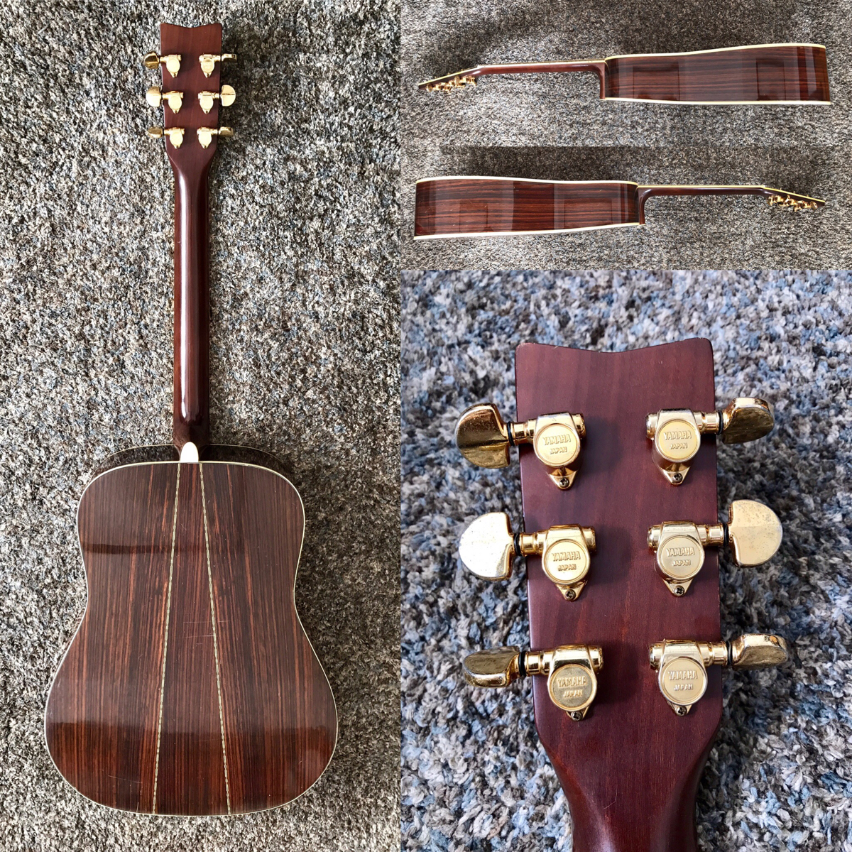 【美品・1980年製】YAMAHA FG-401B ハードケース付 ☆ヤマハ YAMAHA FG-401B オレンジラベル 80年前後製 ハードケース付