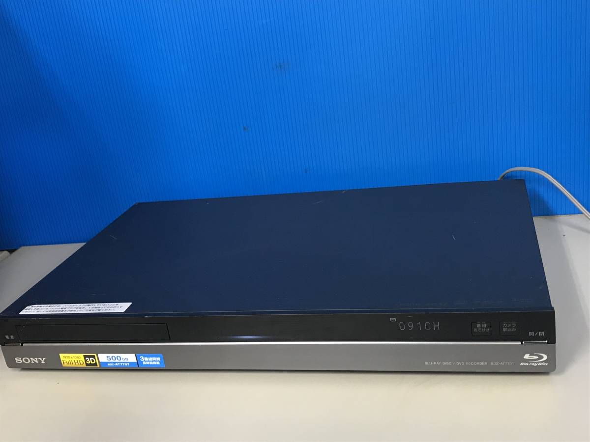 SONY ブルーレイレコーダー BDZ-AT770T 未チェック SONY ブルーレイ