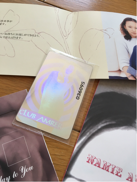 安室奈美恵ファンクラブ会員証 会報 お誕生日カード_2