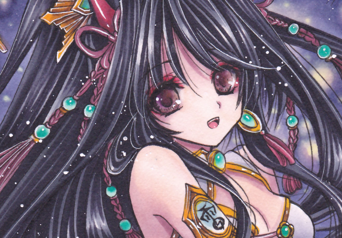 同人手描きイラスト・オリジナル『雷神』(手描きイラスト)｜売買された