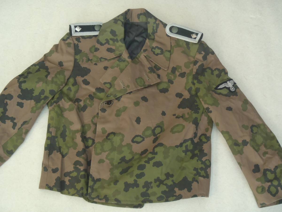 ドイツ軍 パンツァージャケット WWⅡドイツ軍 迷彩パンツァー