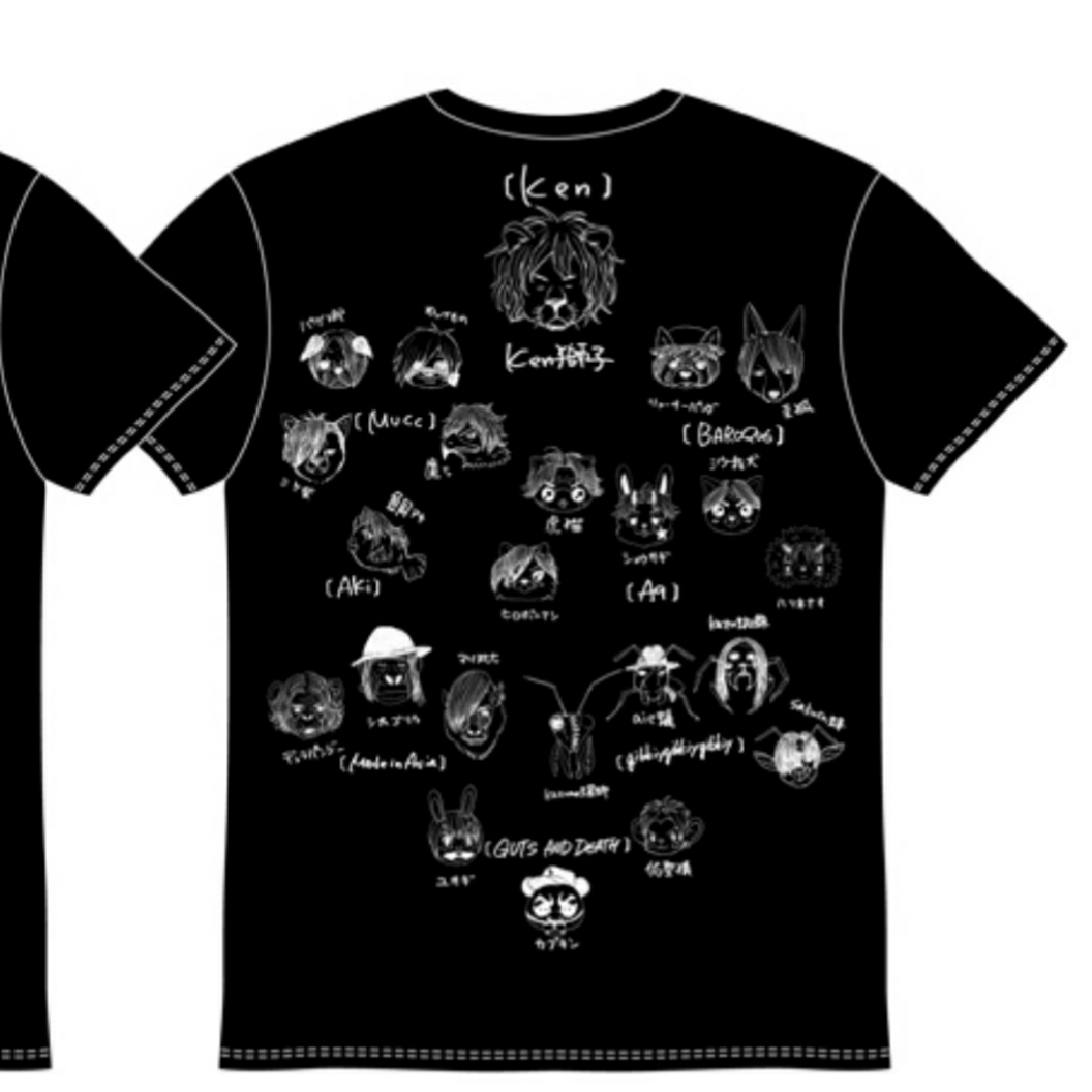 新品未開封■party zoo■イベントTシャツ M 黒 MUCC baroque gibkiy～L'Arc～ken