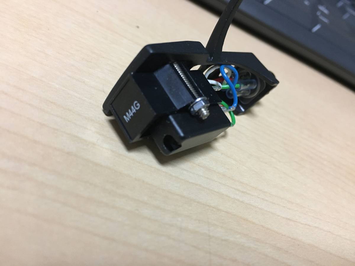 M44G SHURE カートリッジ ヘッドシェル 付き 定番カートリッジ 動作