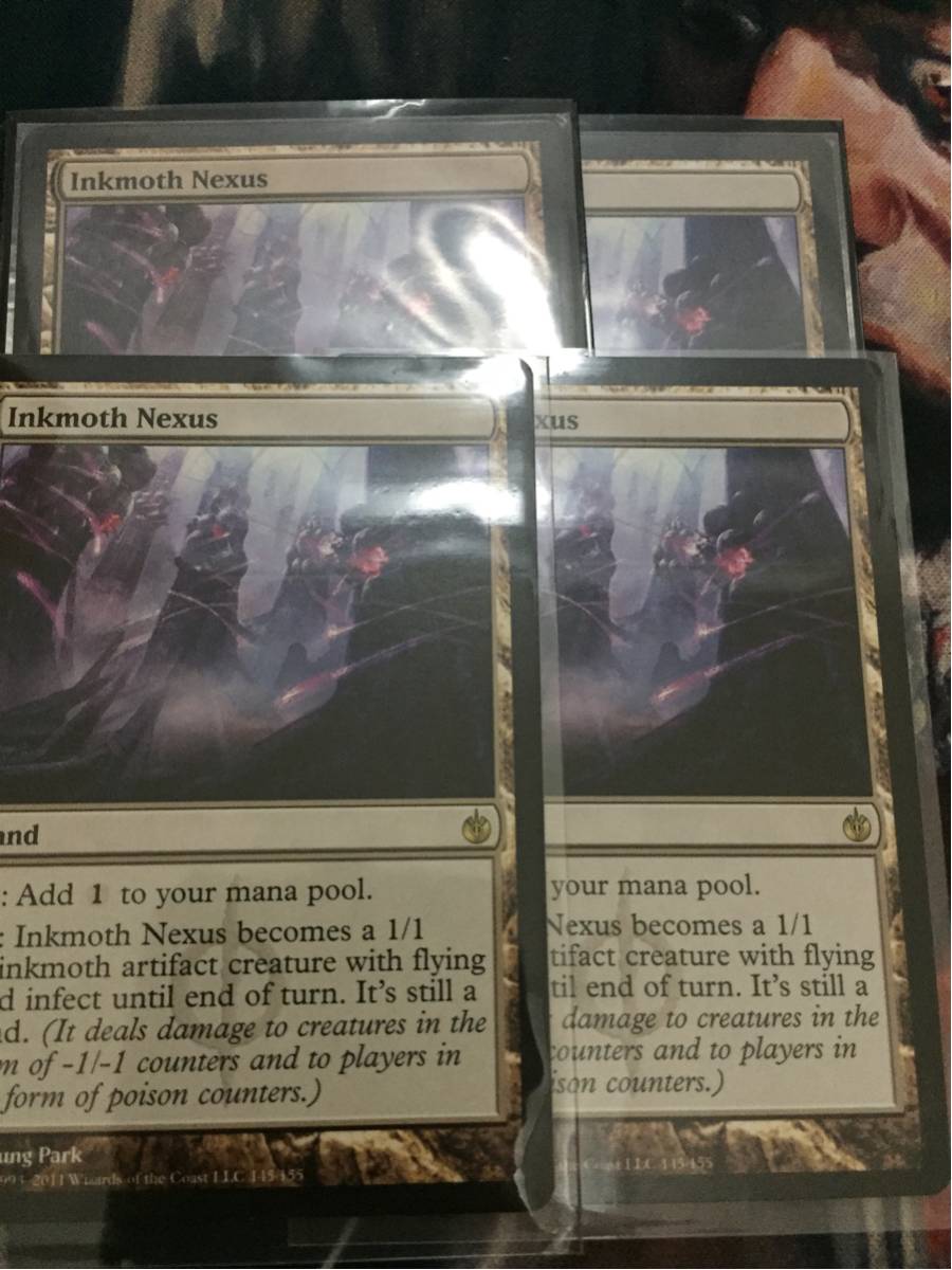 墨蛾の生息地/Inkmoth Nexus  MBS英語4枚セット MTG 墨蛾の生息地 英語 4枚セット 墨蛾の生息地⁄
