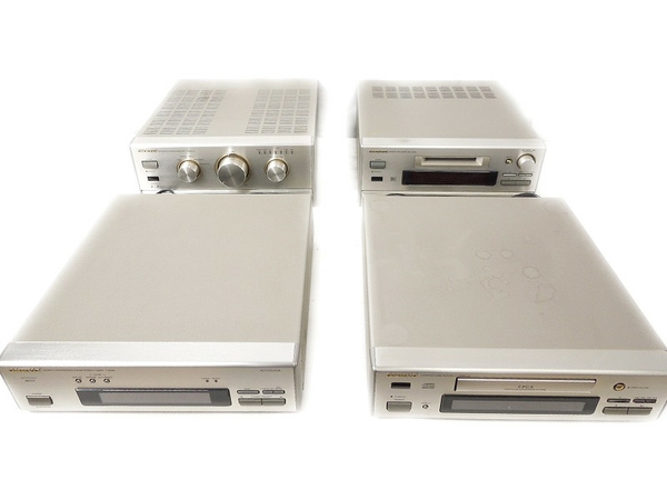 ジャンク ONKYO 4点セット A-922M MD-122MX C-722MLTD T-422M
