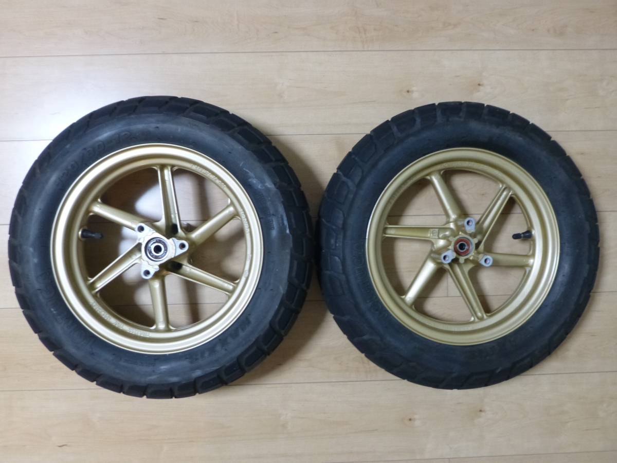 ホンダ エイプape100タイプD用前後ホイール&タイヤセット ホンダ エイプape100タイプD用前後ホイール&タイヤセット