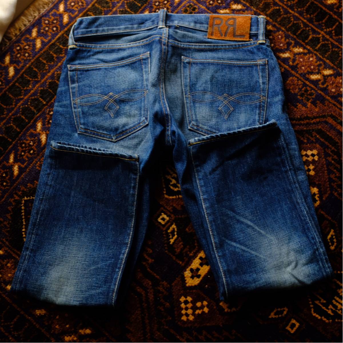 希少 RRL LOWSTRAIGHT デニムジーンズ 30×30 アメリカ製 RRL - 【美品 