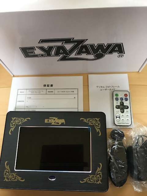矢沢永吉さん デジタルフォトフレ−ム 新品未使用 E.YAZAWA / 矢沢永吉