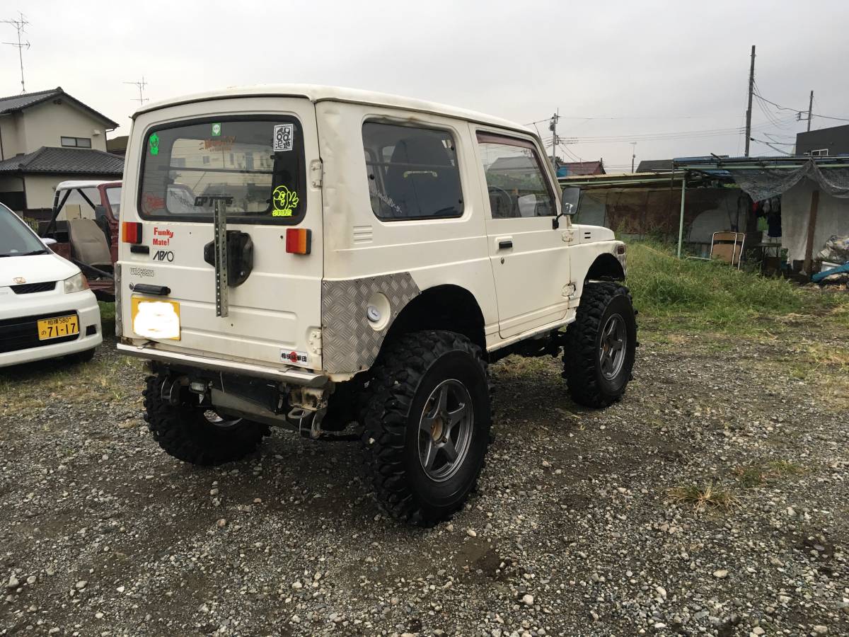 ススギ ジムニー 昭和62年 後期 SJ30V LJ50 2スト クロカン ロック 