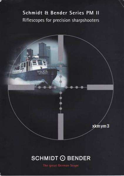 シュミット&ベンダー PMⅡ カタログ [ライフルスコープ USMC M40A1 M24]_1