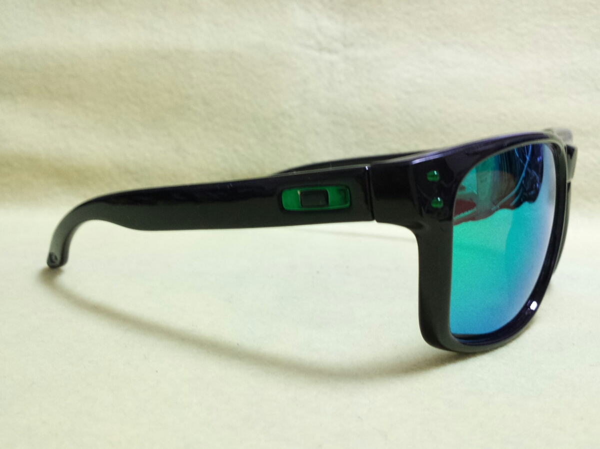 Oakley スポーツサングラス グリーン/ブラック