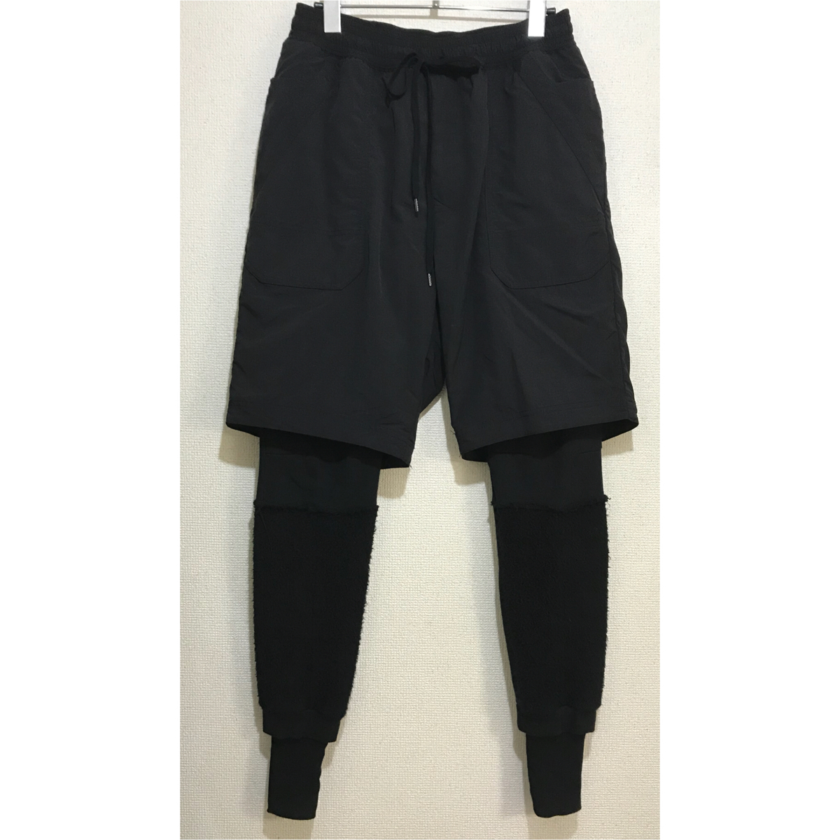 WIZZARD ウィザード 定番 レイヤードパンツ レギンス 取外し可 2way 2