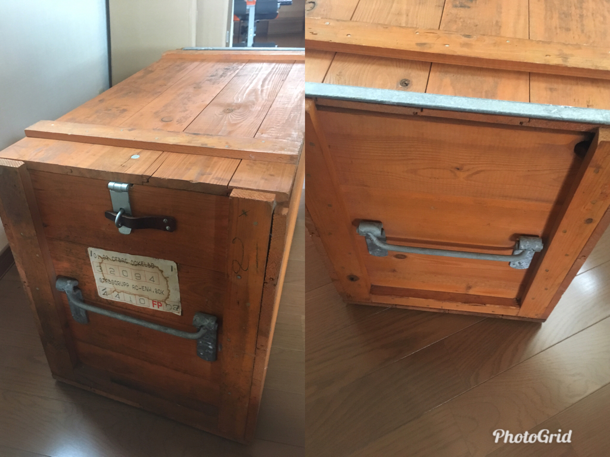 スウェーデン軍　木箱　アンティーク スウェーデン軍ウッドボックスの通販 スウェーデン軍 ミリタリー