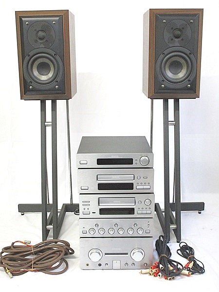 【動作確認済】KENWOOD オーディオコンポ スピーカーセット Kenwood Amplifier SP-31 KA-31 Stereo and AM-FM Speaker 0 Restored