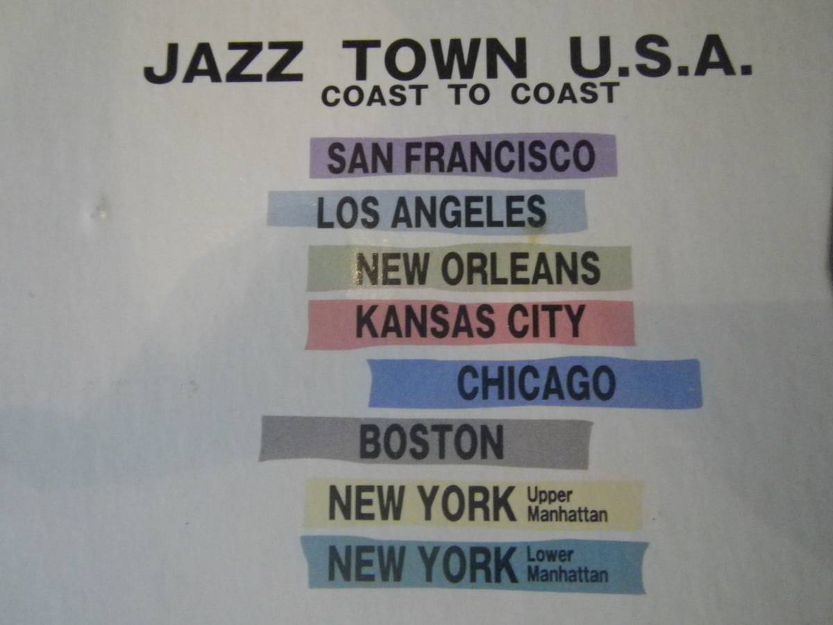 CD全8枚組 JAZZ ジャズ USA ニューヨーク シカゴ ロサンジェルス ボストン サンフランシスコ GERRY MULLIGAN CANNONBALL ADDERLEY 他 切手