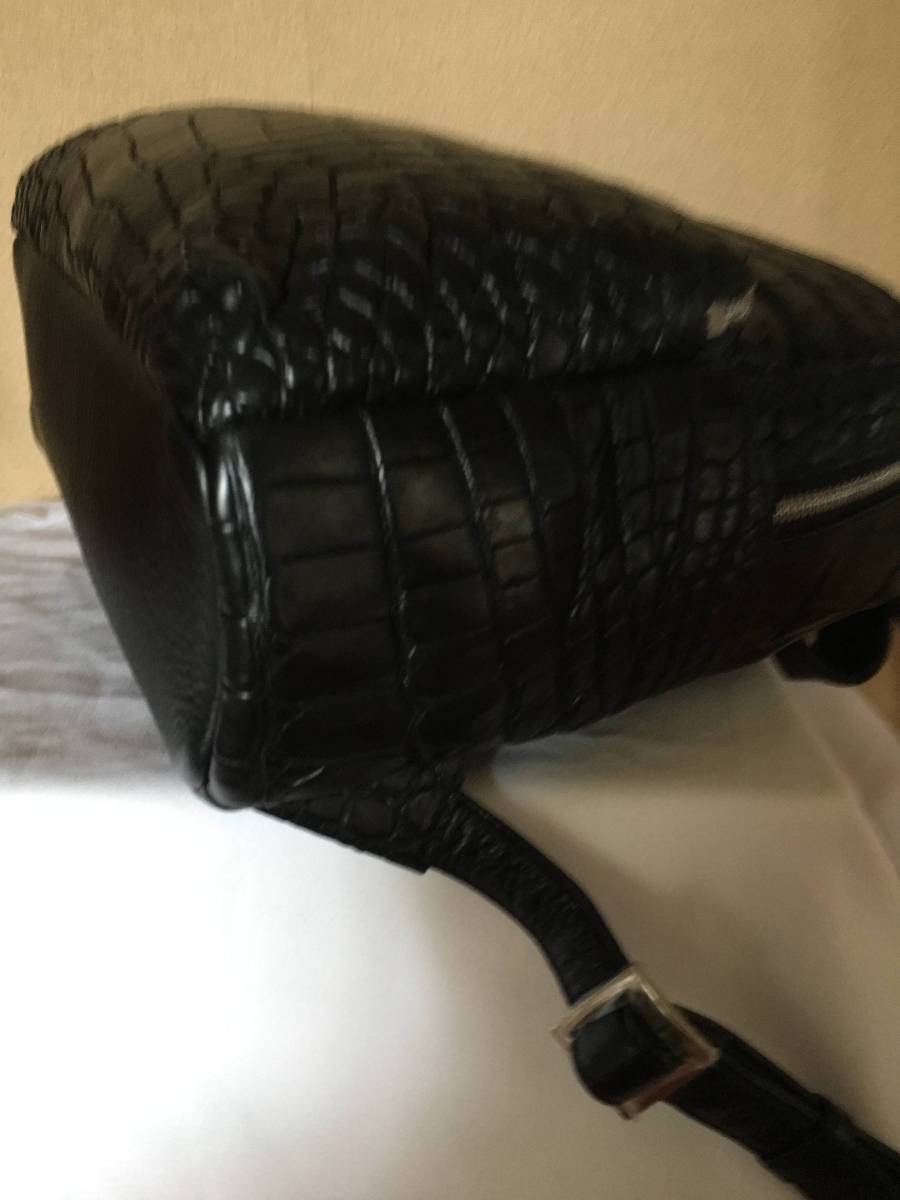 クロコダイルマット・リュックサック・新品同様（検レザージュエルズ チビナイル）