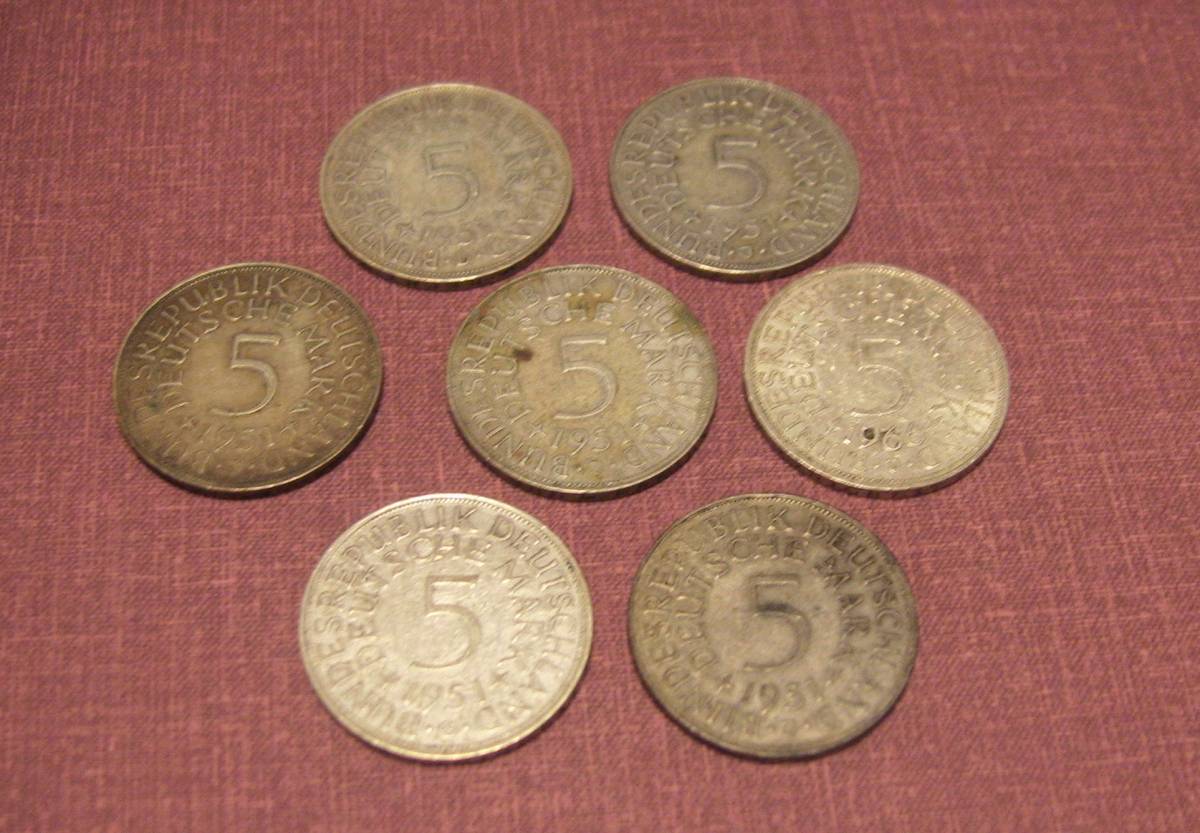 5マルク ドイツ 銀貨 5マルク銀貨 ミント仕様 国章⁄鷲(わし