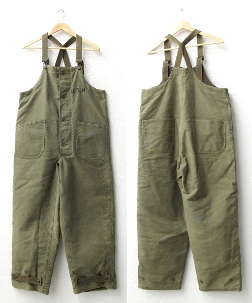 米軍 実物 N-1 デッキパンツ USN N-1 デッキパンツ ヴィンテージ 40's 米軍 実物 古着屋 hooperdoo