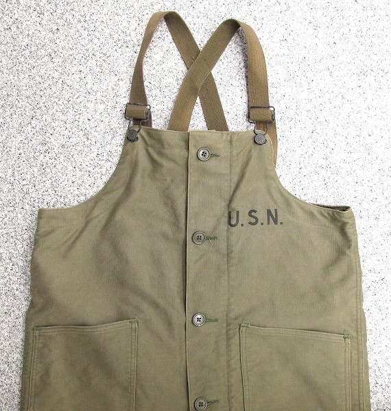 米軍実物 40～50s USN N-1 デッキパンツ S ビンテージ U.S.NAVY