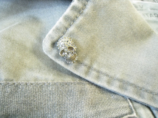 ザディグエヴォルテール Zadig&Voltaire ジャケット ブルゾン サイズM カーキ レディース 春・秋物 美品 ザディグ エ ヴォルテール(ZADIG \u0026 VOLTAIRE) 2022年春夏ウィメンズ