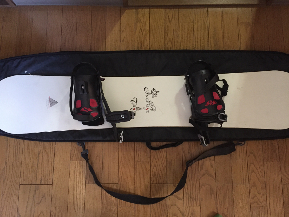 スノーボード一式 ATLANTIS/SIMS カバー付き