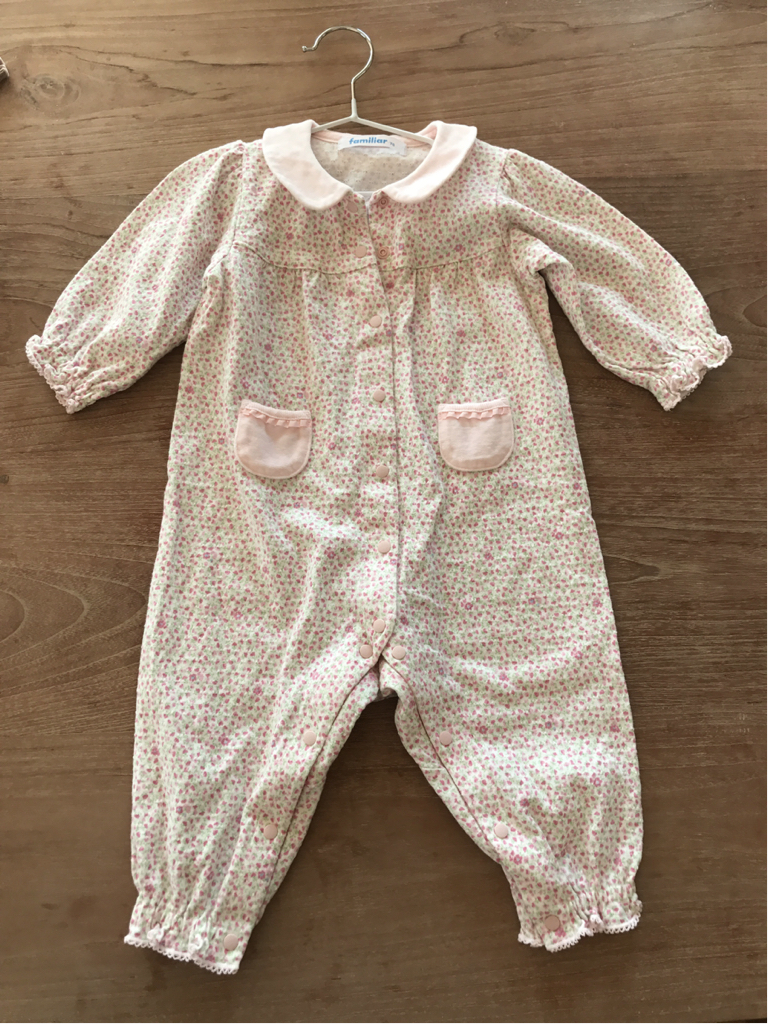 ベビー服(~95cm) 新品未使用 タグ付き 未着用 ファミリア ロンパース