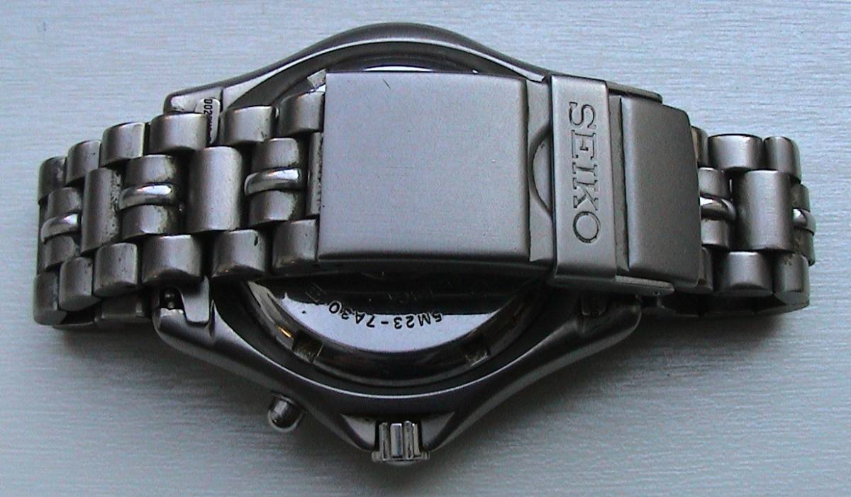 その6 SEIKO セイコー AGS SCUBA スキューバ 200m 5M23-6B40 ジャンク(その他)｜売買されたオークション情報 ...
