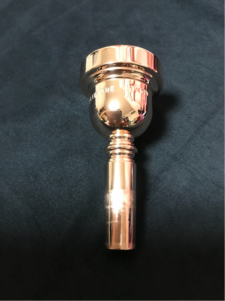 楽器・機材 アイルリッヒ トロンボーンマウスピース太管4GS ゴールドメッキ