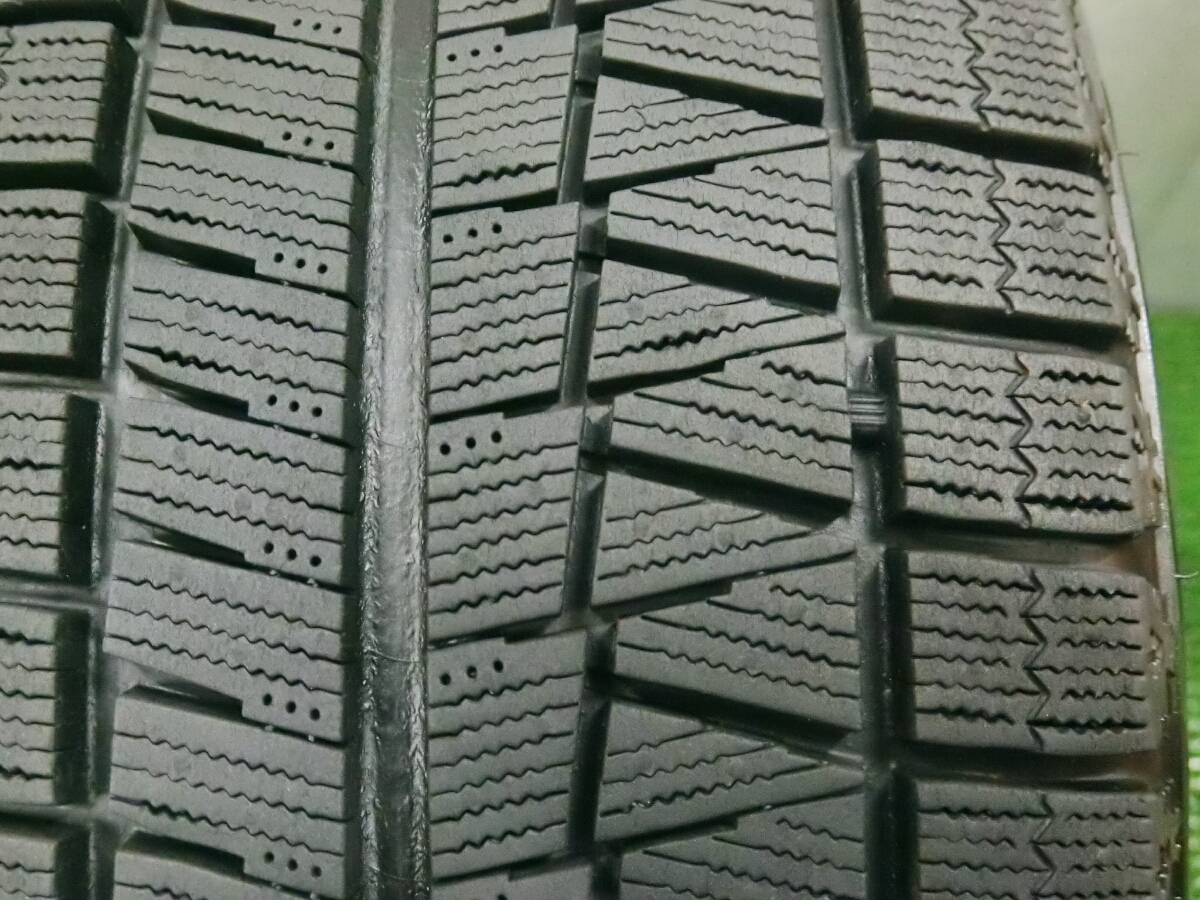 日産 R32スカイラインGT-R純正アルミ・バリ溝 BS REVO GZ 205/55R16 4本 №1108-2/スタッドレス・冬タイヤ・ブリヂストン・鍛造